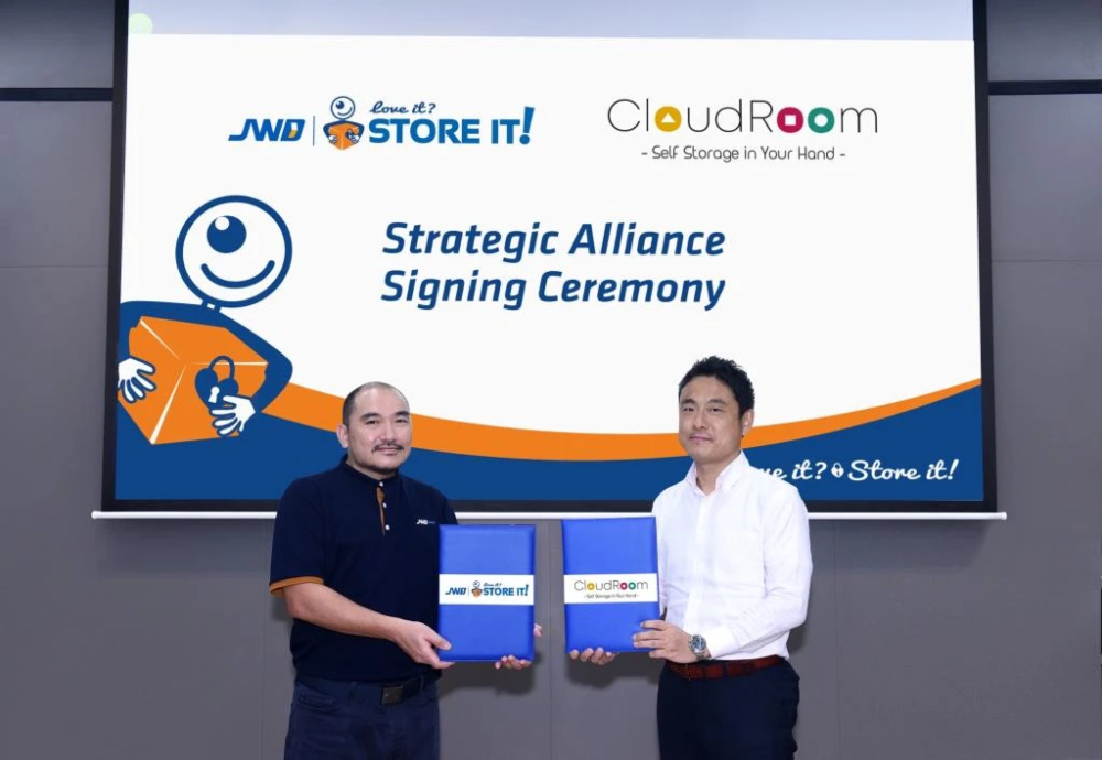‘JWD’ ผนึกพันธมิตรญี่ปุ่น ‘a2network’ ขยายฐานลูกค้า Self-Storage ผ่านโมบายแอพ CloudRoom