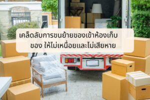 เคล็ดลับการขนย้ายของเข้าห้องเก็บของ ให้ไม่เหนื่อยและไม่เสียหาย